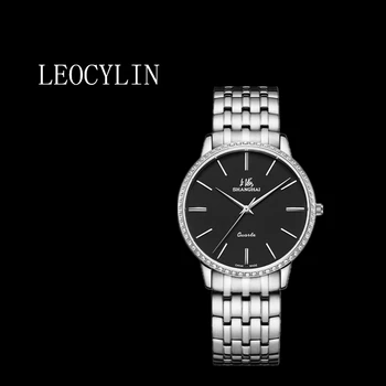 LEOCYLIN Shanghai оригинальные кварцевые часы сапфировые водонепроницаемые Модный бизнес для мужчин хрустальные наручные часы Relogio Masculino