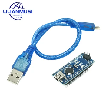 Nano V3.0 3.0 FT232 Chip ATmega328 Atmega328p 16M 16 МГц Плата для Arduino R3 Mini Usb AU без USB-кабеля ввода/вывода