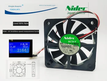 Nidec Mute H35466-58 Гидроподшипник 12V0. 05А Функция измерения скорости 6015 6 см Вентилятор охлаждения 60 * 60 * 15 мм