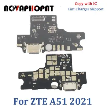 Novaphopat Для ZTE Blade A31 2021 / A51 2021 / A71 2020 USB Док-станция Зарядное устройство Зарядка Гибкий кабель Микрофонная плата с IC