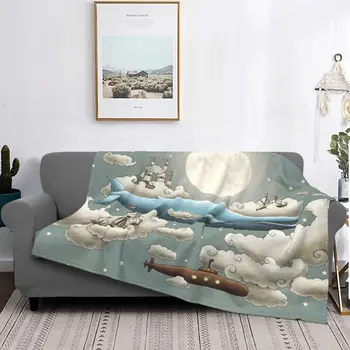 Ocean Meets Sky 1 Одеяло Покрывало На Кровати Гостиная Одеяло Кровать Для Детей Декоративные Диванные Одеяла