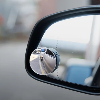 On HD Стекло Автомобильное зеркало заднего вида Вспомогательное зеркало Автомобильное зеркало слепых зон 360-градусный широкоугольный автомобиль Внешняя модификация Детали