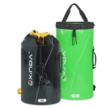 Outdoor Rope Bag Rock Climbing Rescue Cave Exploration Package Drainable Rope Management Backpack Xinda Shoulder Bag