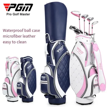 PGM Женская сумка для гольфа Портативная утолщенная водонепроницаемая тканевая сумка для мяча GOLF Износостойкая высококачественная легкая сумка для клюшек для гольфа из ТПУ QB103
