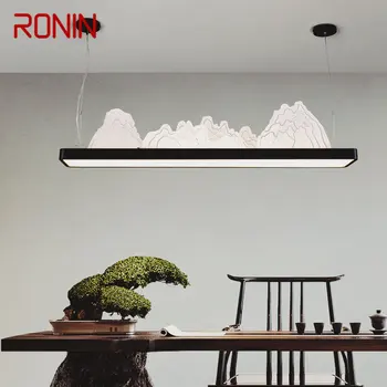 RONIN LED 3 цвета подвесные светильники в китайском стиле пейзаж подвесные светильники и люстры для декора столовой чайного домика