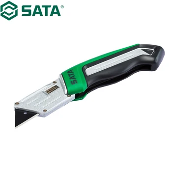 SATA 93486 Складной универсальный нож серии T Складное лезвие Компактные и портативные высококачественные материалы Изысканное качество изготовления