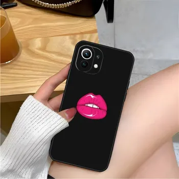 Sexy Lips Чехол для телефона Redmi Note 11 A C T 10 T X 4 г 5 г 7 A 8 A 9 S Pro Pro Plus Мягкий ТПУ Силиконовый мягкий ТПУ