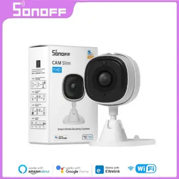 SONOFF CAM Тонкая Wi-Fi Умная камера видеонаблюдения 1080P Двустороннее аудионаблюдение Автоматическое отслеживание Монитор для домашних животных Работа с Alexa