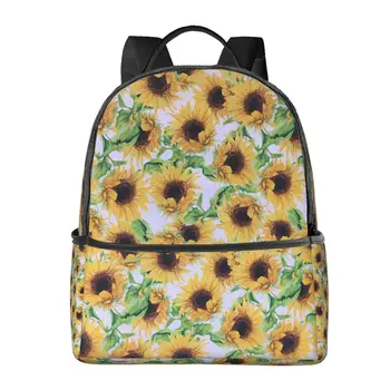 Sunflower Школьный рюкзак большой емкости Ноутбук Модный водонепроницаемый регулируемый спортивный рюкзак для путешествий