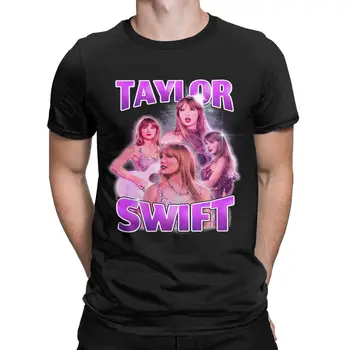 Taylor Swifts Eras Винтаж Хлопковая футболка Футболка с коротким рукавом Одежда с круглым вырезом Лето