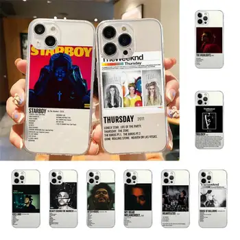 The Weeknd Минималистичный постер Чехол для телефона для Iphone 7 8 Plus X Xr Xs 11 12 13 Se2020 Mini Mobile Iphones 14 Pro Max Чехол