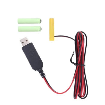 USB 5V2A на 4,5 В Источник питания Repl 3x LR03 AAA Игрушечная газовая плита Прикосновения