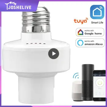 WiFi Tuya Intelligent Conversion Lamp Cap Беспроводное голосовое управление Timeable Smart Bulb Adapter Аксессуары для освещения умного дома