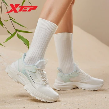 Xtep Chinoiserie Прогулочная обувь для женщин Динамическая пена Легкая женская спортивная обувь Дышащие повседневные кроссовки 877218320006