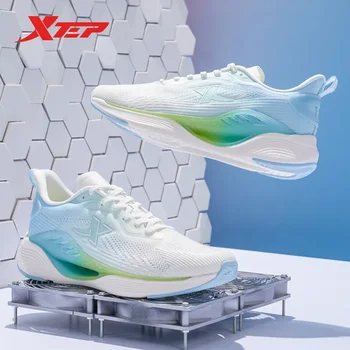 Xtep X-FLOW 5.0 Мужская беговая обувь Летняя вязаная спортивная обувь Для мужчин дышащие легкие кроссовки Мужские 878119110057