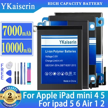 YKaiserin Аккумулятор для ipad5 ipad 5 Air/ipad 6 Ipad6 Air2 Air 2 Mini4 Mini 4 MIni5 MIni 5 A1474 A1566 A1567 Батарея + набор инструментов
