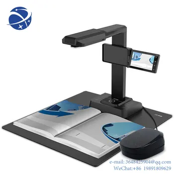 YYHC 20MP HD Высокоскоростная документ-камера Сплющивающая книжный сканер A3 A4 Визуализатор Образовательный презентатор с экраном предварительного просмотра