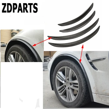 ZDPARTS 2X Автомобильное крыло Колесо Край Брови Карбоновая наклейка для BMW E46 E39 E60 E90 E36 F30 F10 X5 E53 E34 E30 Mini Cooper Lada