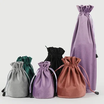 Zhuangshijie LOGO Customization Двухстрочный карман с круглым дном и бусинами Подсумки для бутылок большой емкости