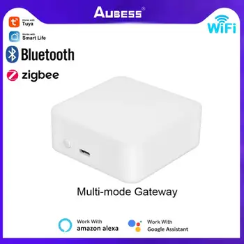 Zigbee 3.0 Tuya Многорежимный концентратор Smart Gateway Hub WiFi Bluetooth Smart Home Bridge Пульт дистанционного управления для Smart Life Alexa Google Home