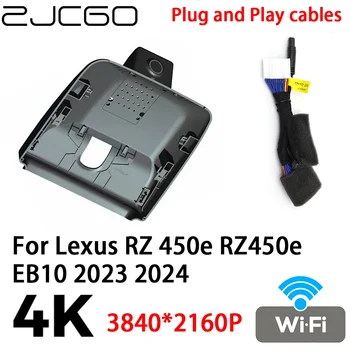 ZJCGO 4K 2160P Автомобильный видеорегистратор Видеорегистратор Видеорегистратор Plug and Play для Lexus RZ 450e RZ450e EB10 2023 2024