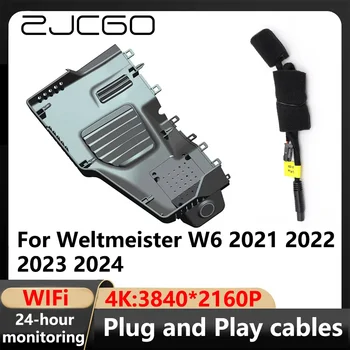 ZJCGO 4K Wifi 3840 * 2160 DVR Видеорегистратор Видеорегистратор для Weltmeister W6 2021 2022 2023 2024