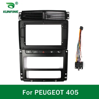  Автомобильная GPS-навигация Стерео для PEUGEOT 405 Радио Панель Панель Рамка Fit 2Din 10,1 дюйма В Приборная панель экран головного устройства