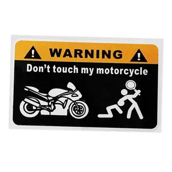  Автомобильная наклейка Don't Touch My Motorcycle Износостойкий Портативный Стильный Наклейка Светоотражающая для Автомобиля Грузовики Мотоцикл