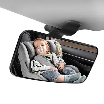  Автомобильное зеркало заднего вида Универсальный отражатель зеркала заднего вида для ребенка Прочное детское зеркало заднего сиденья автомобиля Многоцелевое гибкое широкое зрение