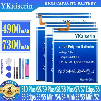 Аккумулятор YKaiserin для Samsung S10 Plus S10Plus/S9/S9 Plus/S8/S8/S8 Plus/S7/S7 Edge/S6/S6 Edge/S5/S5 Mini/S4/S4 Mini/S3/S3 Mini/S2