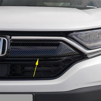 Аксессуары для 2020 2020 Honda CR-V CRV CRV Решетка радиатора Обкладка Молдинг Крышка Стайлинг из углеродного волокна