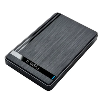 Алюминиевый корпус для жесткого диска 2,5-дюймовый корпус для жесткого диска SATA-USB 3.1 2,5-дюймовый SSD-диск Toolfree Type C 3.1 Case Внешний корпус для жесткого диска