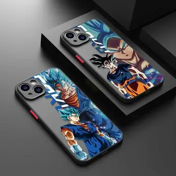 Аниме Dragon-Balls Чехол для телефона iPhone 14 13 12 11 Pro Max 6 6S 7 8 Plus SE 2022 XS XR X 12 Mini Жесткая матовая оболочка