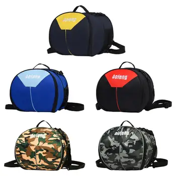 Баскетбольная сумка через плечо с 2 боковыми карманами Двойная застежка-молния Прочная футбольная сумка для хранения для софтбола Футбол Волейбол