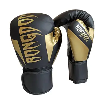 Боксерские перчатки Детская грэпплинг Боксерская груша Martial Sparring черный 38x23см