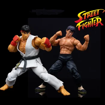 В наличии Jada Toys Street Fighter II: The Final Challengers Фэй Лун Чунь-Ли Рю Кен Далсим Коллекция фигурок Режим хобби