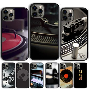 Виниловый DJ Record Art Чехол для телефона для iPhone 15 14 13 12 Pro Max mini 11 Pro Max XS X XR 6S 7 8 Plus SE 2020 Coque Shell