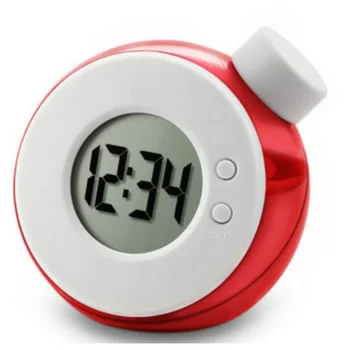 Водяные часы Часы с водяным питанием ЖК-экран Дисплей Цифровые часы Окружающая среда Бесшумные детские часы Без батареи для домашней спальни