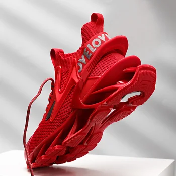Всематчевые мужские кроссовки с лезвием Дышащие кроссовки Беговая обувь Модная противоскользящая демпфирующая спортивная обувь Тренировка Zapatillas