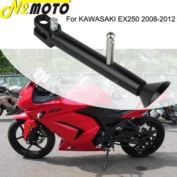 Высококачественная боковая подставка для мотоциклов с ЧПУ для KAWASAKI NINJA 250R EX250 2008-2012 Регулируемая подножка Черный