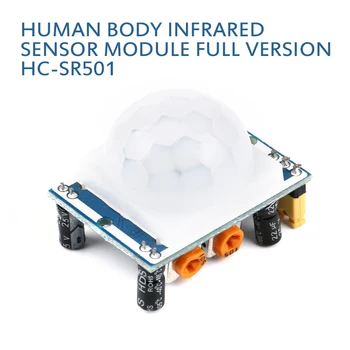  Высококачественный HC-SR501 HCSR501 регулировки инфракрасного детектора движения PIR для Arduino + Case