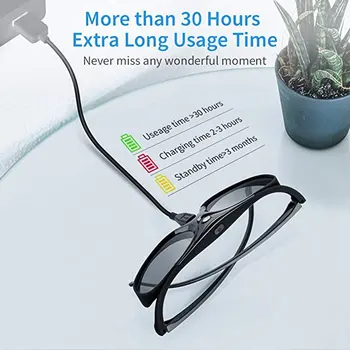  Горячие новейшие круглые очки для DLP 3D проекторов DLP Link 3D Очки Активный затвор Очки Перезаряжаемые очки Быстрая доставка