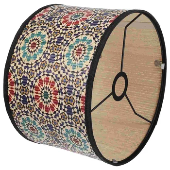 Декоративная покраска Абажур Абажуры для замены крышки люстры Подвеска из бамбука в винтажном стиле Бочка для спальни