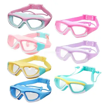 Детские очки для плавания с защитой от запотевания и ультрафиолетом Очки для бассейна с четким обзором Без протекания