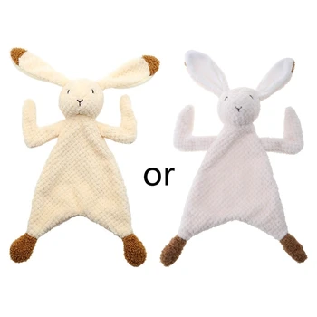 Детское защитное одеяло Успокаивающее умиротворяющее полотенце Мягкое животное кролик плюшевое для DOLL B