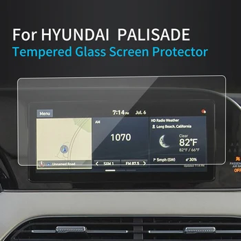Для 2023 HYUNDAI PALISADE Защитная пленка для экрана из закаленного стекла Защита навигатора Авто Наклейки Аксессуары