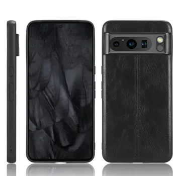 Для Google Pixel 8 Pro 5G Чехол PU Leather Shockproof Hard Back Cover Чехол для телефона для Google Pixel 8Pro Pixel8Pro GC3VE G1MNW