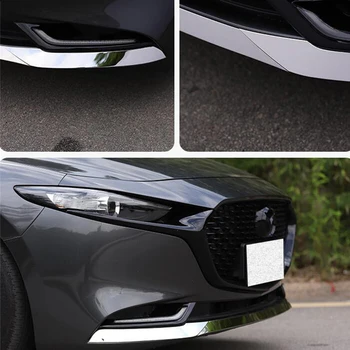  для NEW Mazda 3 ABS Передний бампер Отделка Планка Диффузор Губа Противоударный Сплиттер Аксессуары Рефит Обвес 2019-2022 год
