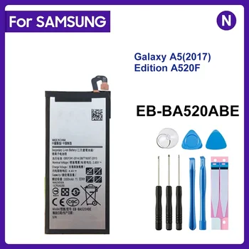Для SAMSUNG EB-BA520ABE 3000 мАч Аккумулятор Для Samsung Galaxy A5 2017 Edition A520 SM-A520F A520K A520L A520S A520W +Инструменты