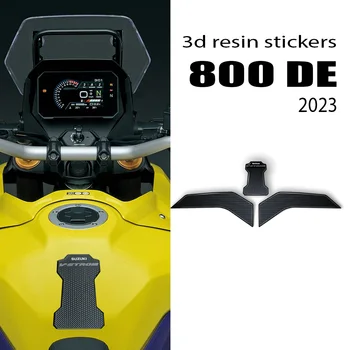  для SUZUKI V-STROM 800DE 2023 Аксессуары для мотоциклов Протектор бака 3D Наклейка из эпоксидной смолы V-strom 800de